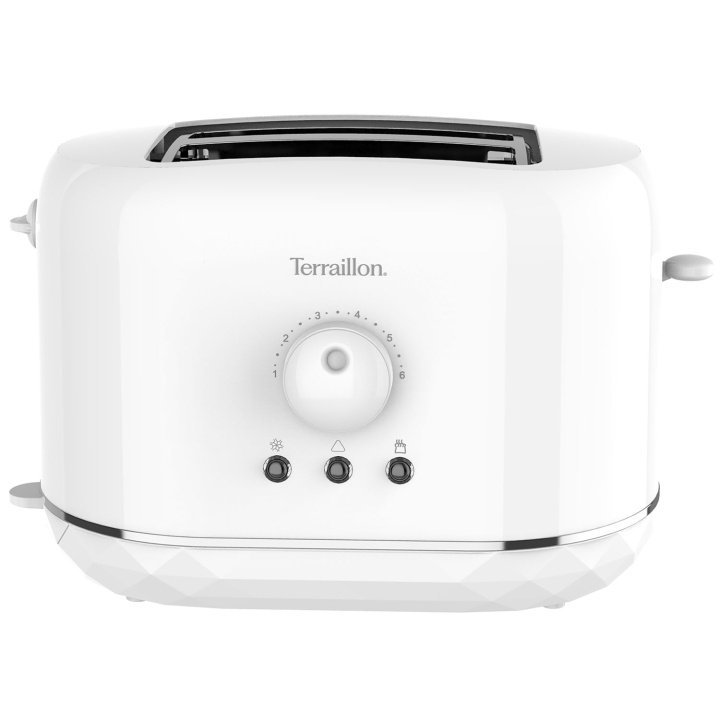 Terraillon Brödrost Diamond 2 Skivor vit i gruppen HJEM, HUS OG HAGE / Husholdningsapparater / Brødristere og toastjern / Brødristere hos TP E-commerce Nordic AB (D19682)