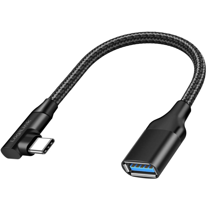 LogiLink Vinklad USB-C-kabel USB 3.2 15W 0,2m i gruppen Datautstyr / Kabler og adaptere / USB / USB-C hos TP E-commerce Nordic AB (D19693)