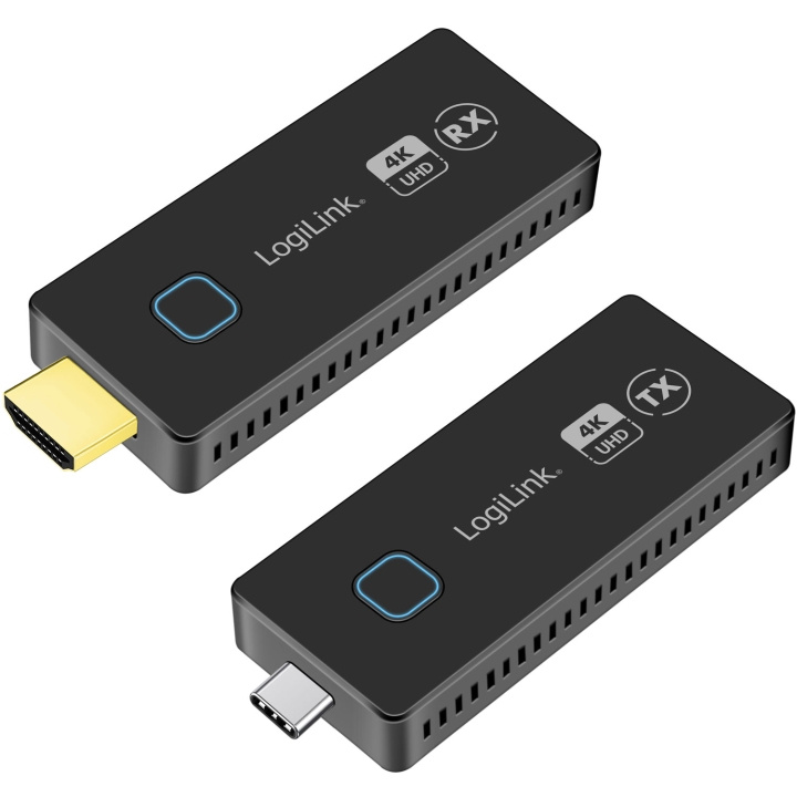 LogiLink Trådlös HDMI-överföring USB-C till HDMI-kit 1till1 4K@60Hz i gruppen Elektronikk / Kabler og adaptere / HDMI hos TP E-commerce Nordic AB (D19697)