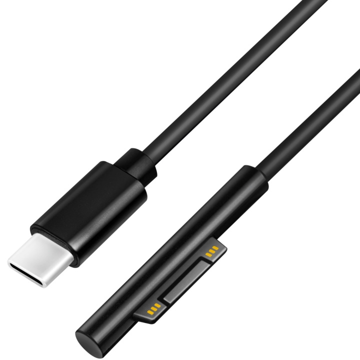 LogiLink USB-C Laddkabel Microsoft Surface 60W PD 1,8 m i gruppen Datautstyr / Kabler og adaptere / USB / USB-C hos TP E-commerce Nordic AB (D19705)