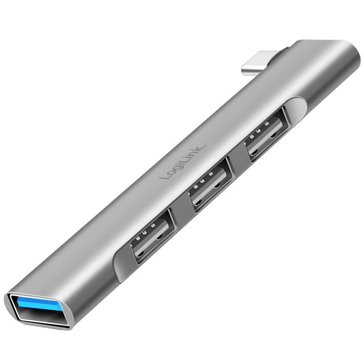 LogiLink Ultraslim 4-port USB-C hub 1 x USB-A3.0, 3 x USB-A2.0 i gruppen Datautstyr / Datamaskin Tilbehør / USB-Hubs hos TP E-commerce Nordic AB (D19714)