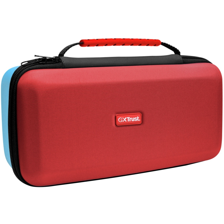 Trust GXT 1252RB XL Hardcase Nintendo Switch 2 Röd/Blå i gruppen Elektronikk / TV-spill & tilbehør / Nintendo Switch hos TP E-commerce Nordic AB (D19742)