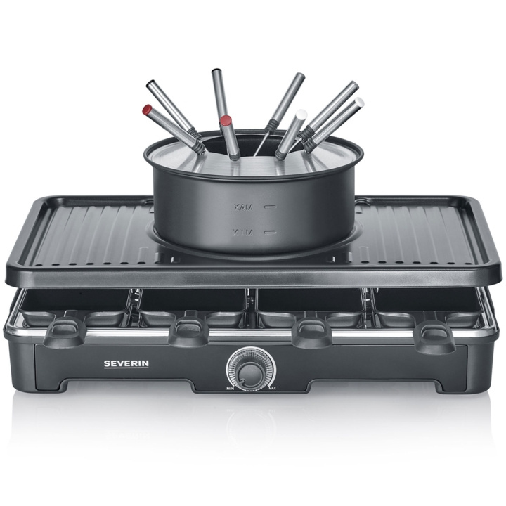 Severin Fondue/Raclette Kombinerad 8pannor 2in1 RG 2347 i gruppen HJEM, HUS OG HAGE / Husholdningsapparater / Fondue hos TP E-commerce Nordic AB (D19752)