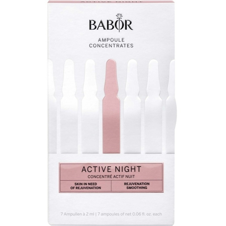Babor Ampoule Concentrates Active Night 7x2ml i gruppen HELSE OG SKJØNNHET / Hudpleie / Ansikt / Hudserum hos TP E-commerce Nordic AB (D19791)