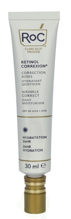ROC Retinol Correxion Wrinkle Correct Moisturiser SPF30 30 ml i gruppen HELSE OG SKJØNNHET / Hudpleie / Soling / Solkrem hos TP E-commerce Nordic AB (D19831)