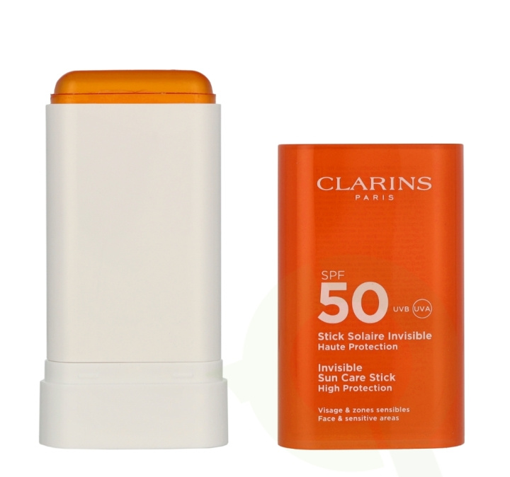 Clarins Invisible Sun Care Stick SPF50 17 g Sensitive Areas i gruppen HELSE OG SKJØNNHET / Hudpleie / Soling / Solkrem hos TP E-commerce Nordic AB (D19853)