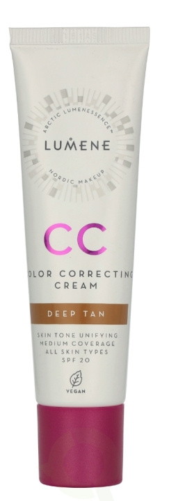 Lumene CC Color Correcting Cream SPF20 30 ml #5 Deep Tan i gruppen HELSE OG SKJØNNHET / Hudpleie / Ansikt / Dagkrem hos TP E-commerce Nordic AB (D19863)