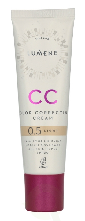 Lumene CC Color Correcting Cream SPF20 30 ml #0,5 Light i gruppen HELSE OG SKJØNNHET / Hudpleie / Ansikt / Dagkrem hos TP E-commerce Nordic AB (D19866)