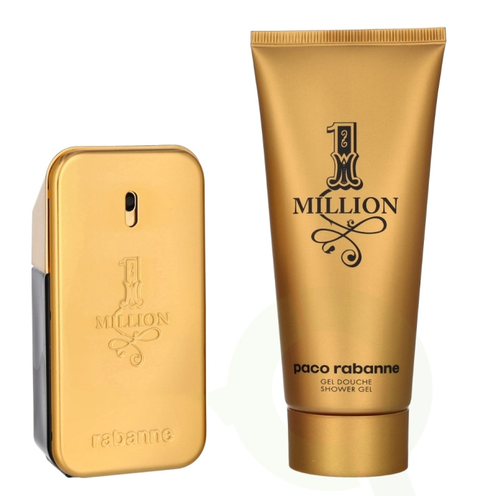 Paco Rabanne 1 Million Giftset 150 ml Edt Spray 50ml/Shower Gel 100ml i gruppen HELSE OG SKJØNNHET / Duft og parfyme / Parfyme / Parfyme for han hos TP E-commerce Nordic AB (D19882)