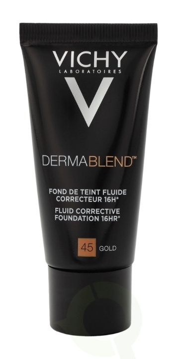 Vichy Dermablend Corrective Foundation 16Hr SPF35 30 ml #45 Gold- All Skin Types i gruppen HELSE OG SKJØNNHET / Makeup / Makeup ansikt / Foundation hos TP E-commerce Nordic AB (D19898)