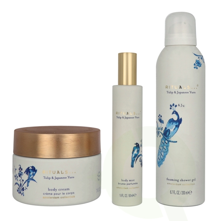 Rituals Amsterdam Collection Set 470 ml Shower Gel 200ml/ Body Cream 220ml/Hair & Body Mist 50ml i gruppen HELSE OG SKJØNNHET / Hudpleie / Ansikt / Dagkrem hos TP E-commerce Nordic AB (D19902)