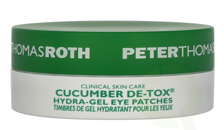 P.T. Roth Cucumber De-Tox Hydra-Gel Eye Patches 45 g 15 Pairs (30 patches) + Spatula i gruppen HELSE OG SKJØNNHET / Makeup / Øyne og øyebryn / Øyenbrynsgel hos TP E-commerce Nordic AB (D19920)