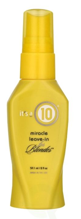 It\'s a 10 Miracle Leave-In For Blondes 59.1 ml i gruppen HELSE OG SKJØNNHET / Hår & styling / Hårpleie / Hårmaske hos TP E-commerce Nordic AB (D19942)