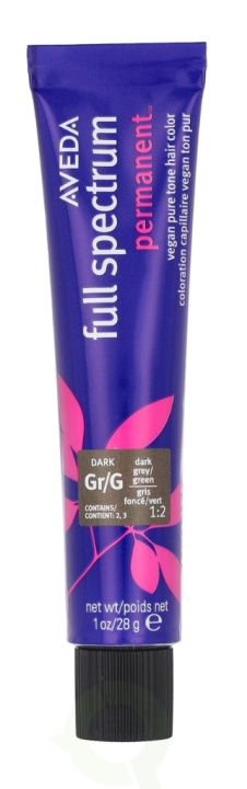Aveda Full Spectrum Permanent Vegan Pure Tone Hair Color 28 g Dark Grey / Green i gruppen HELSE OG SKJØNNHET / Hår & styling / Hårpleie / Hårfarge / Hårfarge & Fargebombe hos TP E-commerce Nordic AB (D19957)