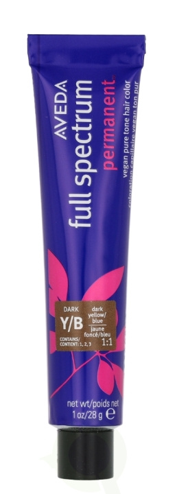 Aveda Full Spectrum Permanent Vegan Pure Tone Hair Color 28 g Yellow Blue i gruppen HELSE OG SKJØNNHET / Hår & styling / Hårpleie / Hårfarge / Hårfarge & Fargebombe hos TP E-commerce Nordic AB (D19962)