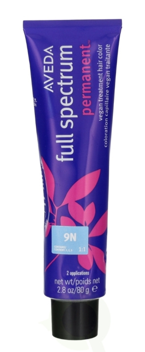 Aveda Full Spectrum Permanent Vegan Pure Tone Hair Color 80 g 9N i gruppen HELSE OG SKJØNNHET / Hår & styling / Hårpleie / Hårfarge / Hårfarge & Fargebombe hos TP E-commerce Nordic AB (D19968)