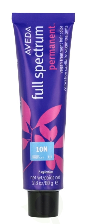 Aveda Full Spectrum Permanent Vegan Pure Tone Hair Color 80 g 10N i gruppen HELSE OG SKJØNNHET / Hår & styling / Hårpleie / Hårfarge / Hårfarge & Fargebombe hos TP E-commerce Nordic AB (D19969)