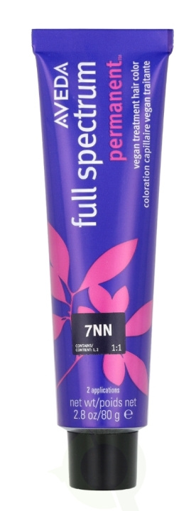 Aveda Full Spectrum Permanent Vegan Pure Tone Hair Color 80 g 7NN i gruppen HELSE OG SKJØNNHET / Hår & styling / Hårpleie / Hårfarge / Hårfarge & Fargebombe hos TP E-commerce Nordic AB (D19973)