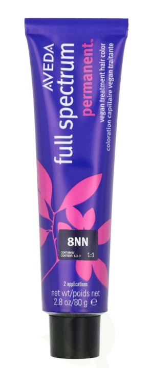Aveda Full Spectrum Permanent Vegan Pure Tone Hair Color 80 g 8NN i gruppen HELSE OG SKJØNNHET / Hår & styling / Hårpleie / Hårfarge / Hårfarge & Fargebombe hos TP E-commerce Nordic AB (D19974)