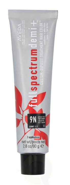 Aveda Full Spectrum Demi+ Custom-Deposit Hair Color 80 g 9N Very Light Blonde i gruppen HELSE OG SKJØNNHET / Hår & styling / Hårpleie / Hårfarge / Hårfarge & Fargebombe hos TP E-commerce Nordic AB (D19985)