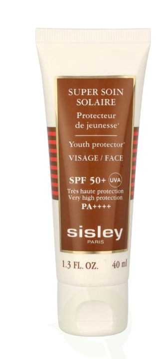 Sisley Super Soin Solaire Face Youth Protector SPF50+ PA++++ 40 ml i gruppen HELSE OG SKJØNNHET / Hudpleie / Soling / Solkrem hos TP E-commerce Nordic AB (D20060)