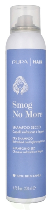 Pupa Milano Pupa Smog No More Dry Shampoo 200 ml i gruppen HELSE OG SKJØNNHET / Hår & styling / Hårpleie / Tørrsjampo hos TP E-commerce Nordic AB (D20084)