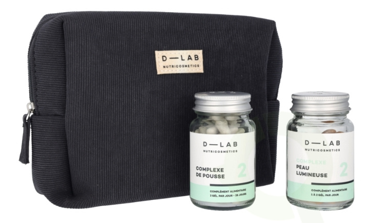 D-Lab Nutricosmetics D-Lab Beaute-Datale Duo Capsules Set 40.3 g Complexe De Pousse 56 Caps/Complexe Peau Lumineuse 28 Caps i gruppen HELSE OG SKJØNNHET / Hudpleie / Ansikt / Hudserum hos TP E-commerce Nordic AB (D20086)