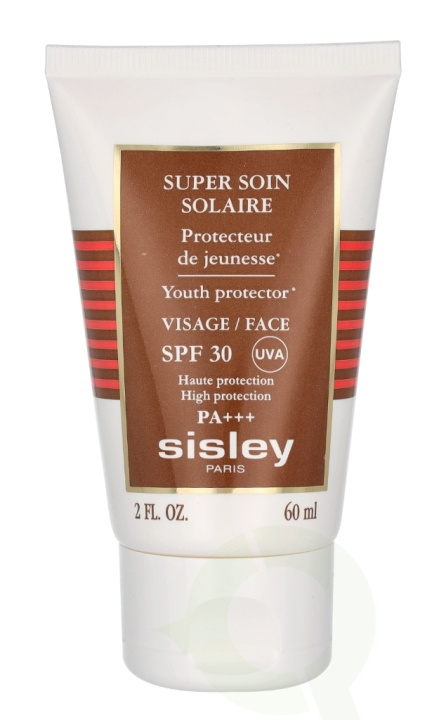 Sisley Super Soin Solaire Face Youth Protector SPF30 PA+++ 60 ml i gruppen HELSE OG SKJØNNHET / Hudpleie / Soling / Solkrem hos TP E-commerce Nordic AB (D20200)