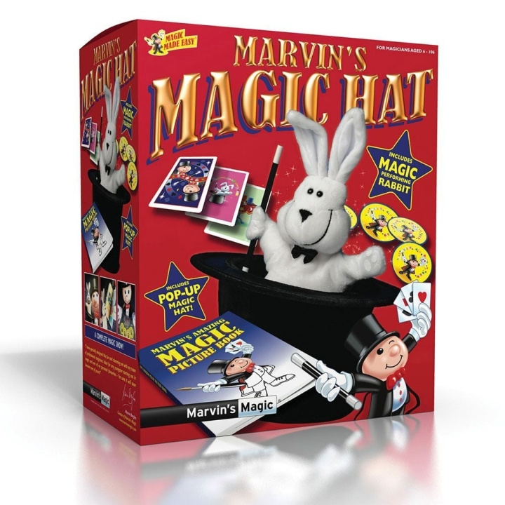 Marvin\'s Magic Kanin og flosshatt (MME003) i gruppen LEKER, BARN OG BABY / Leker / Lekesett hos TP E-commerce Nordic AB (D20210)