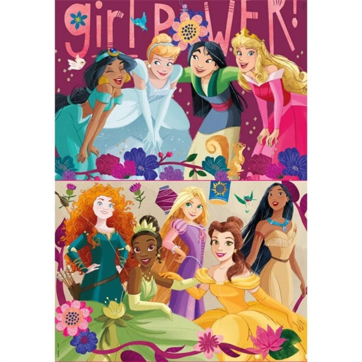 Educa 2x48 Disney Princess 2 puslespill (80-19675) i gruppen LEKER, BARN OG BABY / Leker / Barnas puslespill hos TP E-commerce Nordic AB (D20238)
