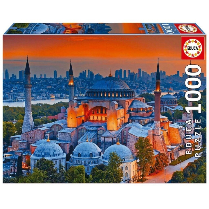 Educa 1000 brikker - Blå moské Istanbul puslespill (19612) i gruppen SPORT, FRITID & HOBBY / Hobby / Puslespill hos TP E-commerce Nordic AB (D20241)