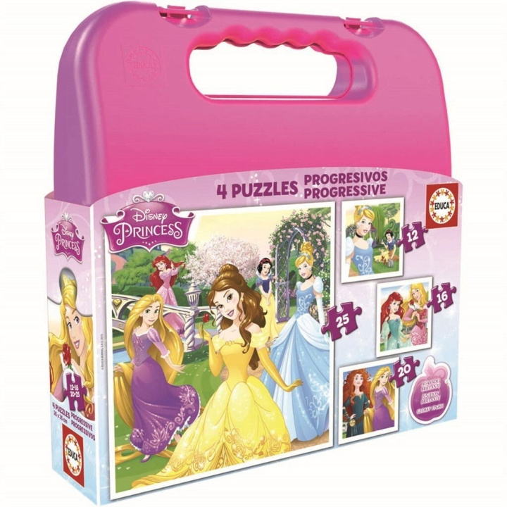 Educa Puslespill - 12-16-20-25 Disney Princess (80-16508) i gruppen LEKER, BARN OG BABY / Leker / Barnas puslespill hos TP E-commerce Nordic AB (D20249)