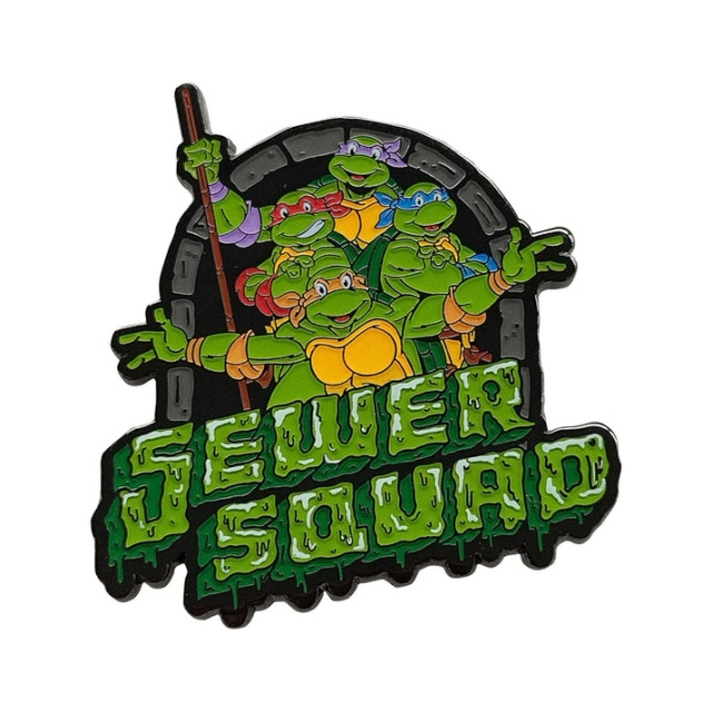 Fanatik Teenage Mutant Ninja Turtles Pin Badge i begrenset utgave for 40-årsjubileet i gruppen SPORT, FRITID & HOBBY / Morsomme produkter / Samlerobjekter hos TP E-commerce Nordic AB (D20253)