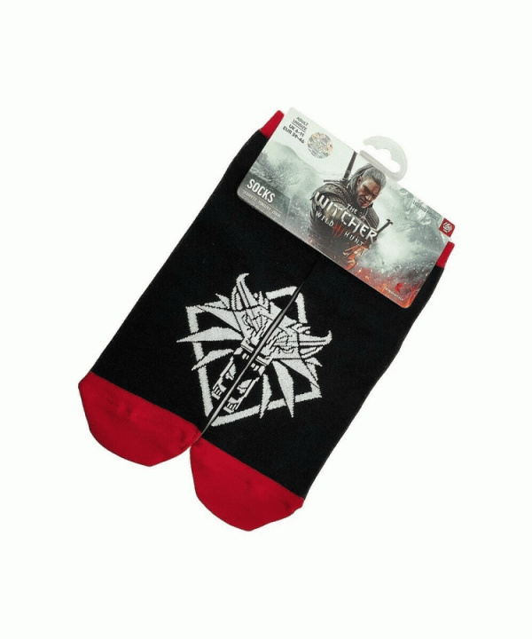Good Loot The Witcher 3 Wolf Ankle Socks i gruppen SPORT, FRITID & HOBBY / Morsomme produkter / Samlerobjekter hos TP E-commerce Nordic AB (D20262)