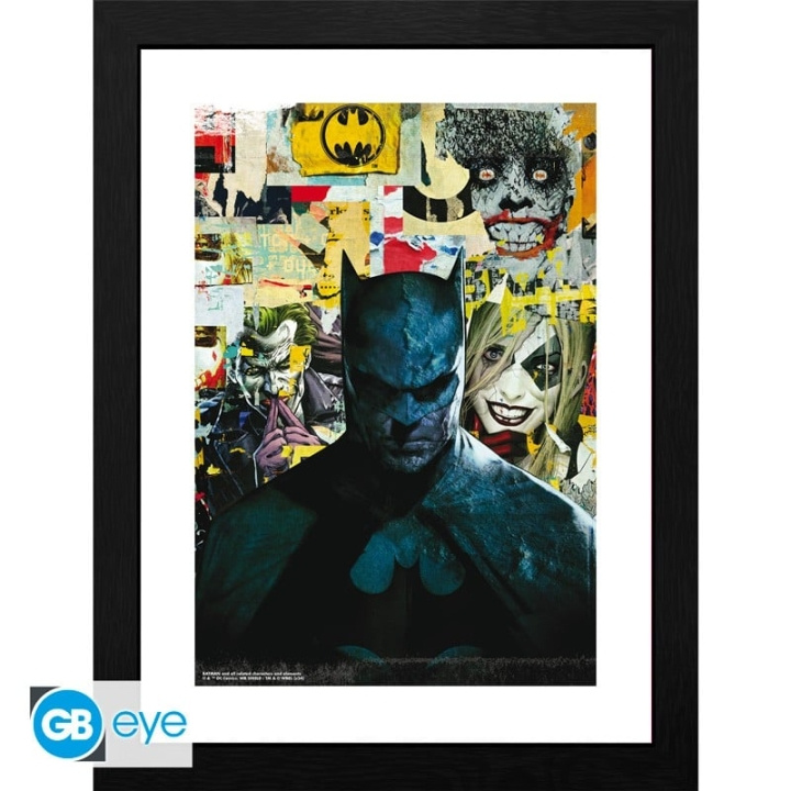 DC Comics Innrammet trykk Batman (30x40) x2 i gruppen SPORT, FRITID & HOBBY / Morsomme produkter / Samlerobjekter hos TP E-commerce Nordic AB (D20271)