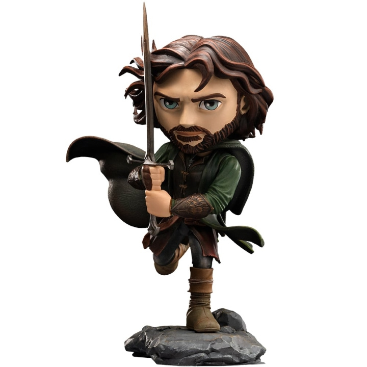 Lord of the Rings Iron Studios & Minico Lord of the Rings - Aragorn-figur i gruppen SPORT, FRITID & HOBBY / Morsomme produkter / Samlerobjekter hos TP E-commerce Nordic AB (D20291)