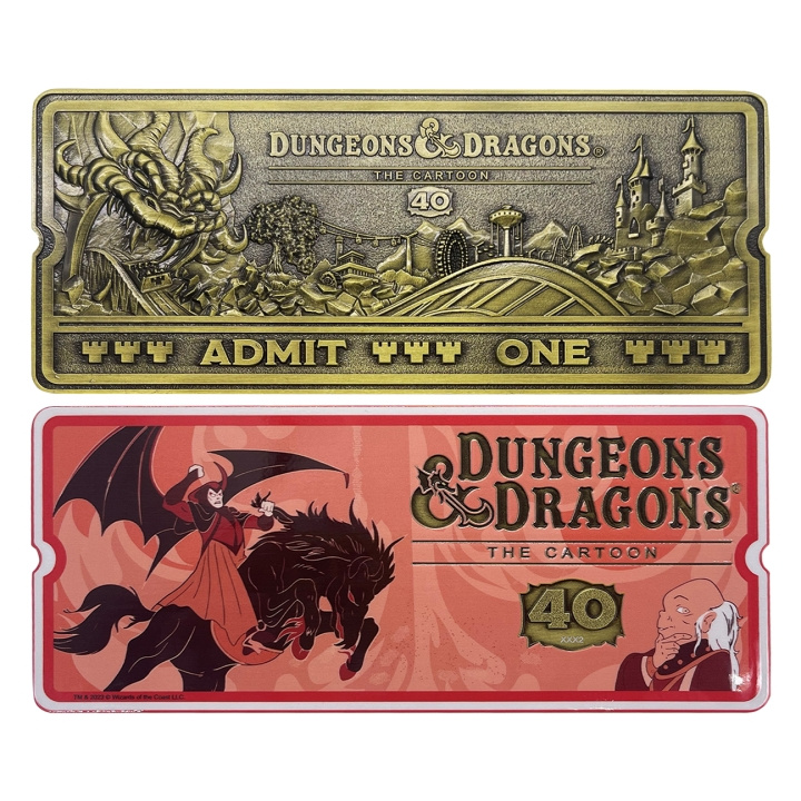 Fanatik Dungeons & Dragons: Tegneserien 40-årsjubileum for berg-og-dal-banen i gruppen SPORT, FRITID & HOBBY / Morsomme produkter / Samlerobjekter hos TP E-commerce Nordic AB (D20297)
