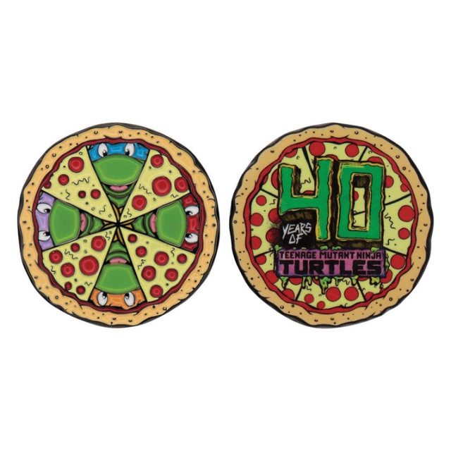 Fanatik Teenage Mutant Ninja Turtles 40-årsjubileumsmynt i begrenset utgave i gruppen SPORT, FRITID & HOBBY / Morsomme produkter / Samlerobjekter hos TP E-commerce Nordic AB (D20300)