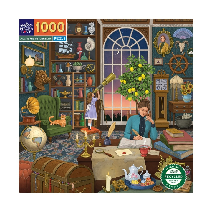 eeBoo Puzzle 1000 pcs - Alchemists Library - (EPZTAHL) i gruppen SPORT, FRITID & HOBBY / Hobby / Puslespill hos TP E-commerce Nordic AB (D20313)