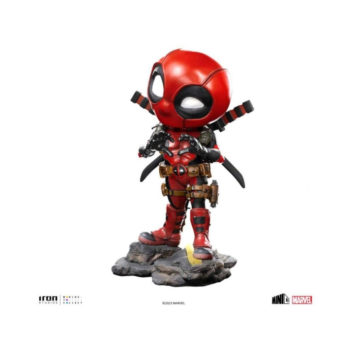 IronStudios - MiniCo : Marvel Comics -Deadpool i gruppen SPORT, FRITID & HOBBY / Morsomme produkter / Samlerobjekter hos TP E-commerce Nordic AB (D20316)