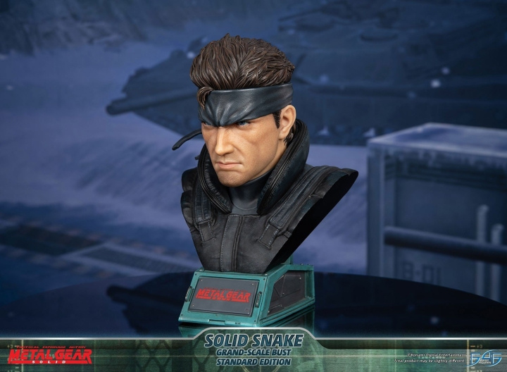 First4Figures Metal Gear Solid (Solid Snake Grand-Scale Bust) RESIN Statue i gruppen SPORT, FRITID & HOBBY / Morsomme produkter / Samlerobjekter hos TP E-commerce Nordic AB (D20321)