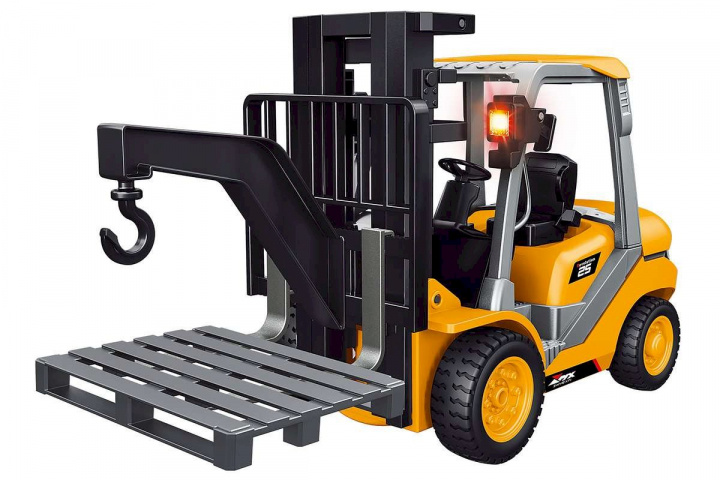 MX R/C Constructions Gaffeltruck R/C 1:18 2,4GHz, 3,7V Li-Ion, 9 kanaler (471468) i gruppen LEKER, BARN OG BABY / Radiostyrt / Annet radiostyrt hos TP E-commerce Nordic AB (D20324)