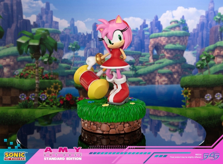 First4Figures Sonic The Hedgehog (Amy Rose) RESIN Statue i gruppen SPORT, FRITID & HOBBY / Morsomme produkter / Samlerobjekter hos TP E-commerce Nordic AB (D20325)
