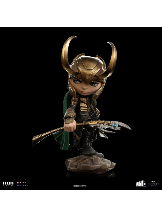 IronStudios - MiniCo Marvel Avengers Infinity Saga Loki i gruppen SPORT, FRITID & HOBBY / Morsomme produkter / Samlerobjekter hos TP E-commerce Nordic AB (D20327)