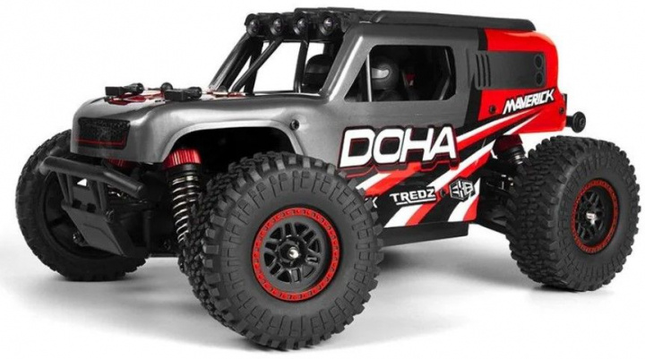 Maverick Doha 1/20 4WD elektrisk lastebil - rød (150701) i gruppen LEKER, BARN OG BABY / Radiostyrt / Annet radiostyrt hos TP E-commerce Nordic AB (D20340)