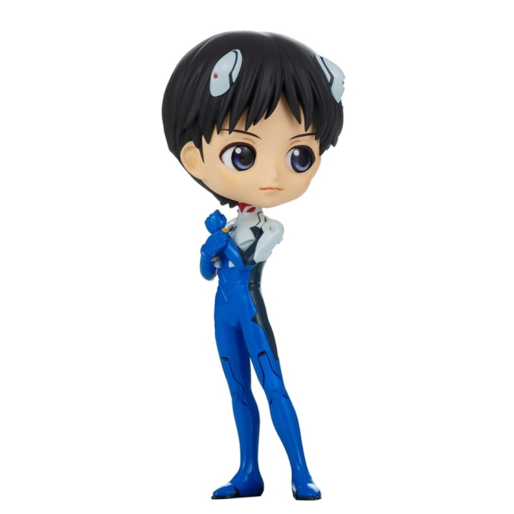 Evangelion: New Theatrical Edition - Q Posket-Shinji Ikari Plugsuit Style (Ver.A) Figur i gruppen SPORT, FRITID & HOBBY / Morsomme produkter / Samlerobjekter hos TP E-commerce Nordic AB (D20352)