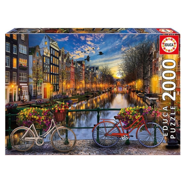 Educa Puslespill 2000 - Amsterdam ( 017127) i gruppen SPORT, FRITID & HOBBY / Hobby / Puslespill hos TP E-commerce Nordic AB (D20363)