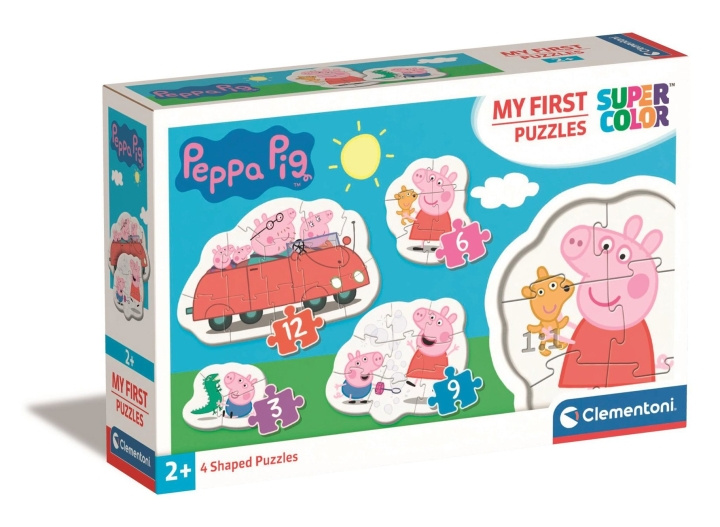 Clementoni Mitt første puslespill 3-6-9-12 brikker - Peppa Pig (20829) i gruppen LEKER, BARN OG BABY / Leker / Barnas puslespill hos TP E-commerce Nordic AB (D20367)