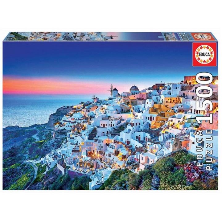 Educa Puslespill - 1500 brikker - Santorini (80-19040) i gruppen SPORT, FRITID & HOBBY / Hobby / Puslespill hos TP E-commerce Nordic AB (D20375)