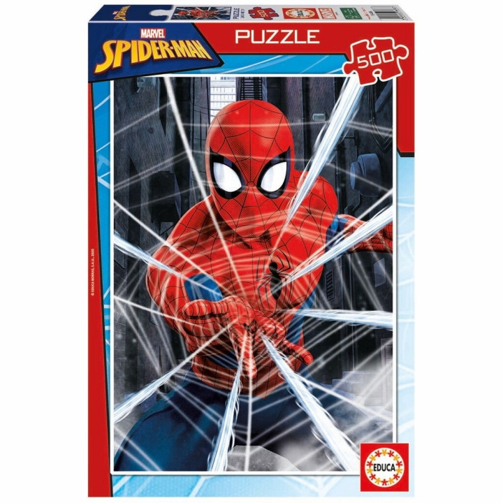 Educa Puslespill - 500 brikker - Spider-Man (80-18486) i gruppen LEKER, BARN OG BABY / Leker / Barnas puslespill hos TP E-commerce Nordic AB (D20381)